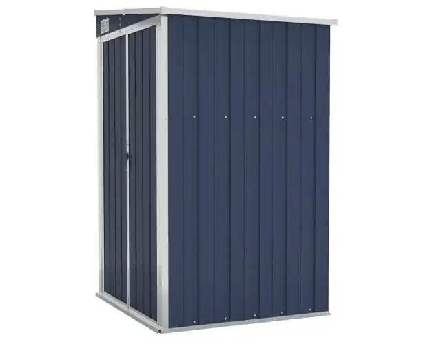 vidaXL cobertizo de jardín de pared acero galvanizado 118x100x178 cm | Brico Depôt Economico