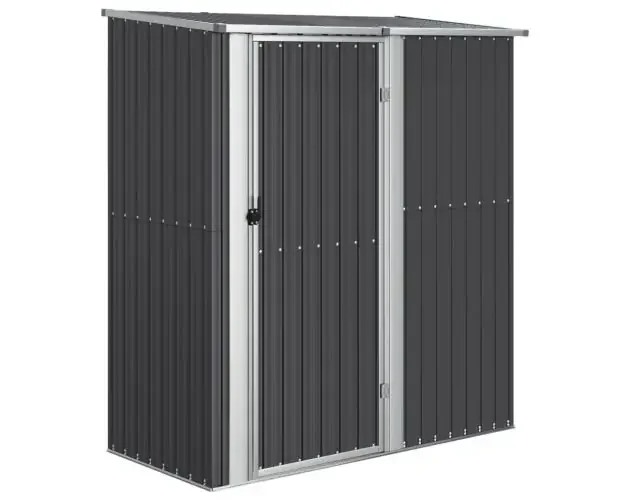 vidaXL cobertizo jardín acero galvanizado antracita 180,5x97x209,5 cm | Brico Depôt Prezzo Ridotto