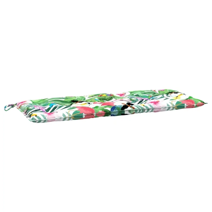 vidaXL Cojín para banco de jardín tela multicolor 120x50x7 cm