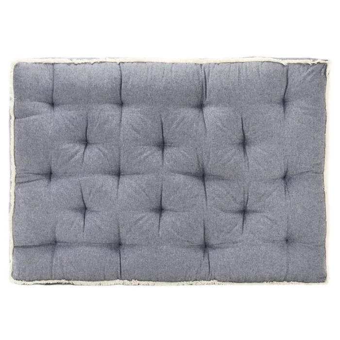 vidaXL Cojín para sofá de palets azul 120x80x10 cm