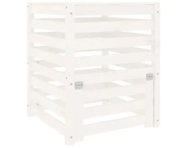 vidaXL compostador de madera maciza de pino blanco 63,5×63,5×77,5 cm | Brico Depôt Ultimissimo Modello