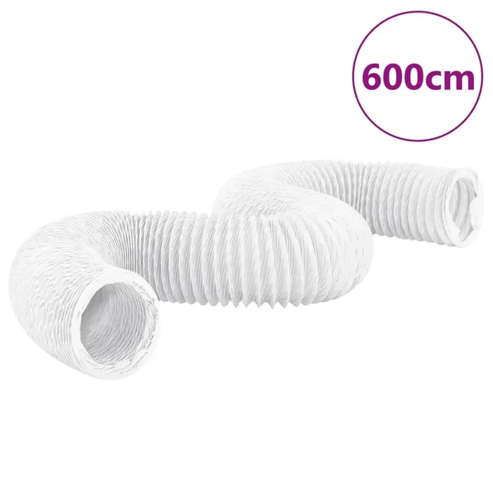 vidaXL Conducto de escape PVC 6 m Ø20 cm (2)