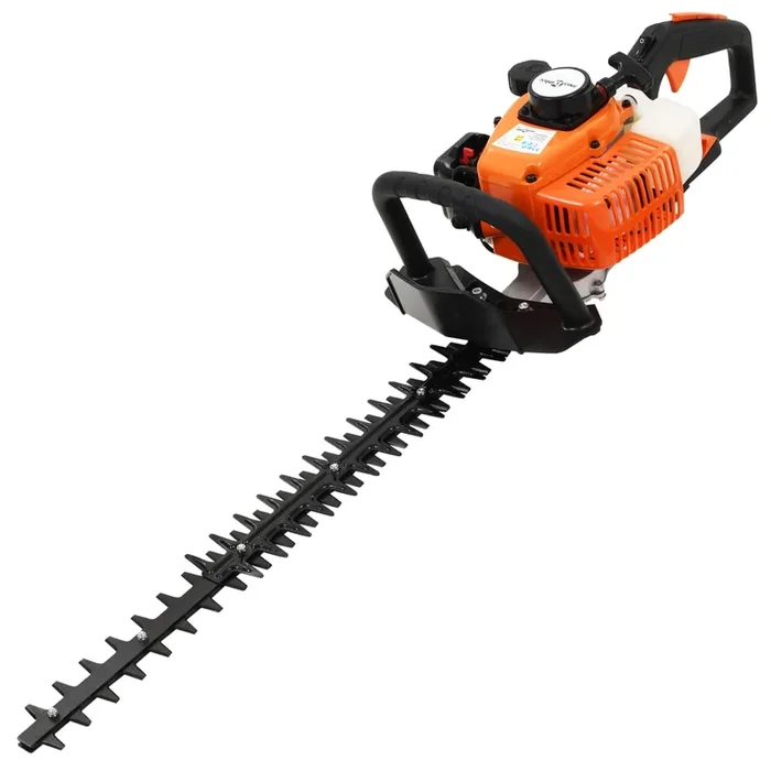 vidaXL Cortasetos de gasolina 722 mm naranja y negro