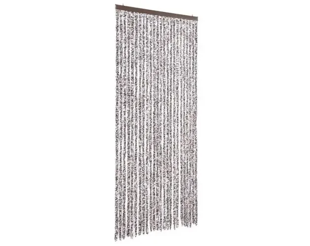 vidaXL cortina antimoscas chenilla marrón y beige 100×200 cm | Brico Depôt Top Qualità