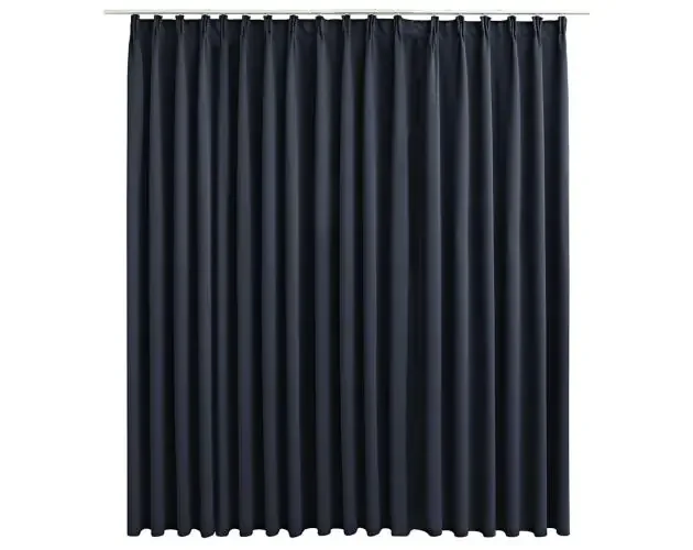 vidaXL cortina opaca con ganchos gris antracita 290×245 cm | Brico Depôt All’Ingrosso