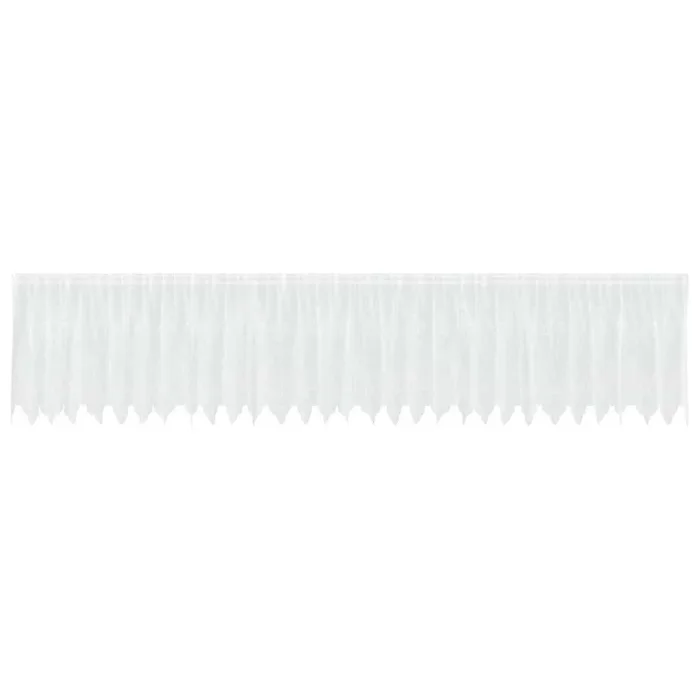 vidaXL Cortinas con cortinas Blanco 500x100cm Poliéster (121)