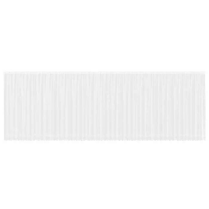 vidaXL Cortinas con cortinas Blanco 500x100cm Poliéster (55)