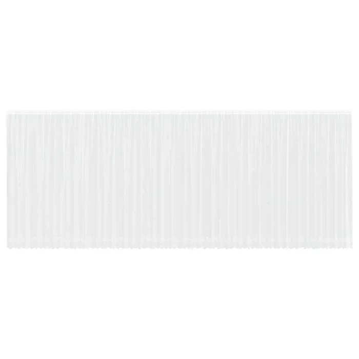 vidaXL Cortinas con cortinas Blanco 500x100cm Poliéster (59)