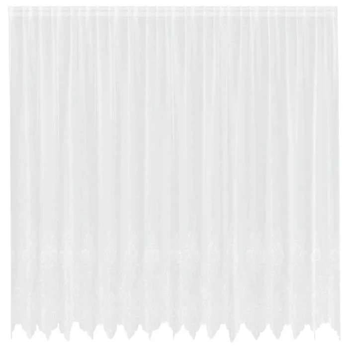 vidaXL Cortinas con cortinas Blanco 500x100cm Poliéster (93)