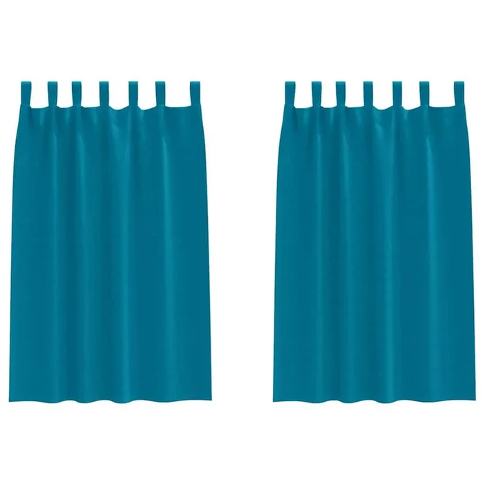vidaXL Cortinas opacas Tuquesa Poliéster (2)