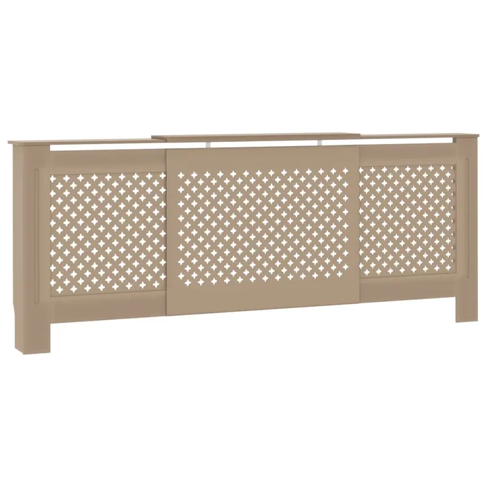 vidaXL Cubierta para radiador MDF 205 cm (2)