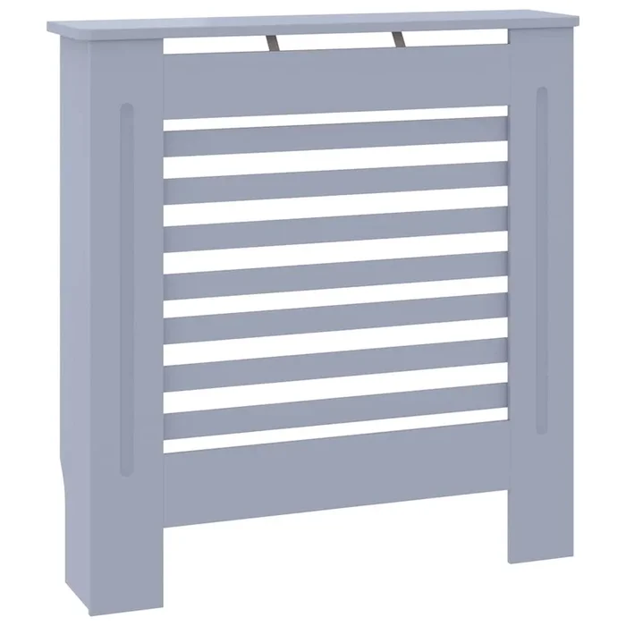 vidaXL Cubierta para radiador MDF gris 78 cm (2)