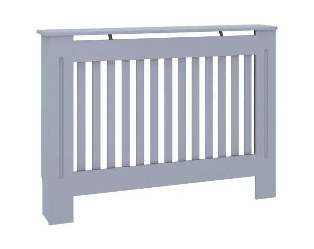 vidaXL cubierta para radiador mdf gris antracita 112x19x81,5 cm | Brico Depôt Direttamente Dal Produttore