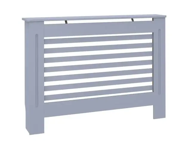 vidaXL cubierta para radiador mdf gris antracita 112x19x81,5 cm | Brico Depôt Prezzo Di Fabbrica