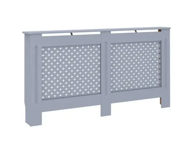 vidaXL cubierta para radiador mdf gris antracita 152x19x81,5 cm | Brico Depôt Offerta Speciale