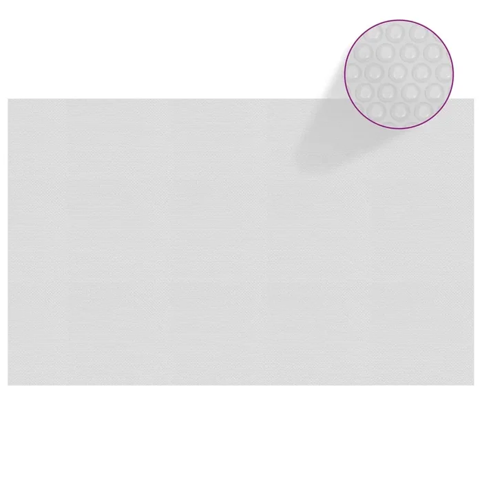 vidaXL Cubierta solar de piscina de PE flotante gris 260×160 cm