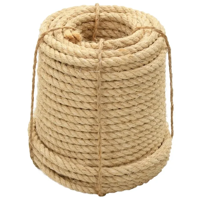 vidaXL Cuerda 100% sisal 12 mm 100 m