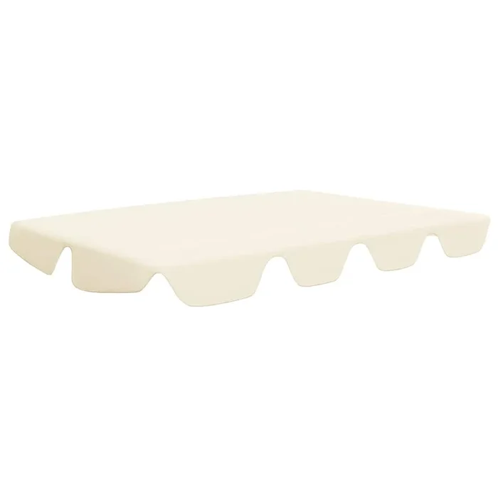 vidaXL Dosel de repuesto columpio de jardín crema 188/168×145/110 cm