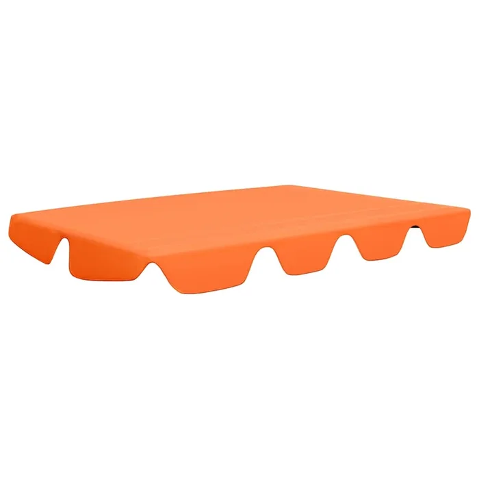 vidaXL Dosel de repuesto columpio de jardín naranja 150/130×105/70 cm