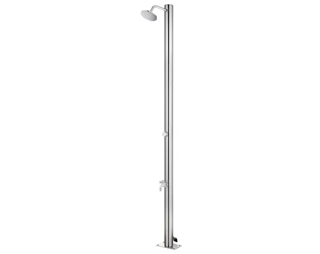 vidaXL ducha de jardín acero inoxidable 215 cm | Brico Depôt Offerta