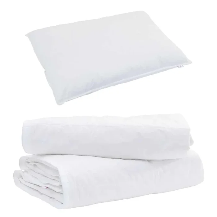vidaXL Duvet 2 en 1 con almohada 2 pcs Pluma de pato (19)