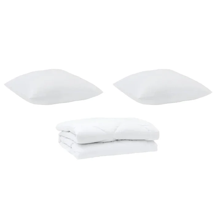 vidaXL Edredón con almohada 3 pcs Microfibra (224)