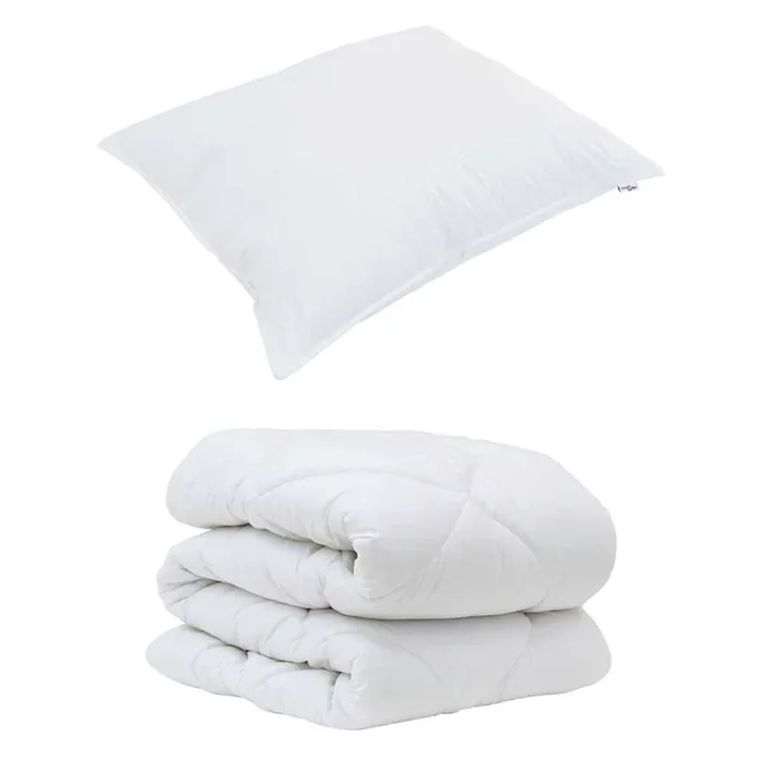 vidaXL Edredón con Almohada con almohada 2 pcs Microfibra (37)
