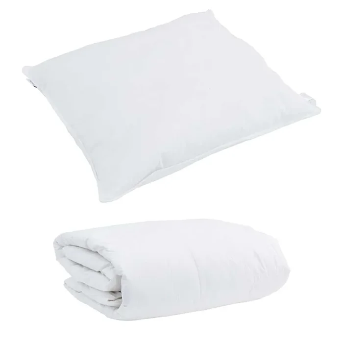 vidaXL Edredón de Invierno con almohada 2 pcs Pluma de pato (23)