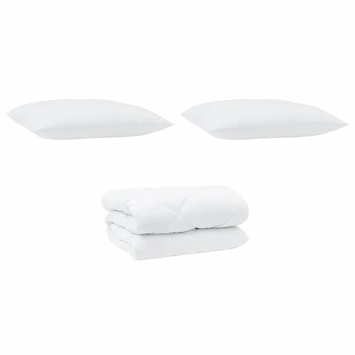 vidaXL Edredón de Invierno con almohada 3 pcs Microfibra (17)