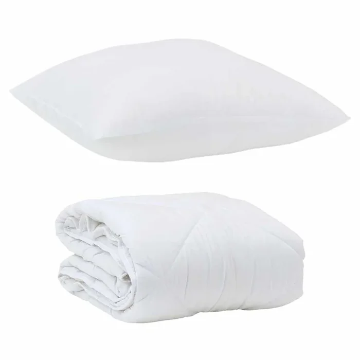 vidaXL Edredón de Verano con almohada 2 pcs Microfibra (46)