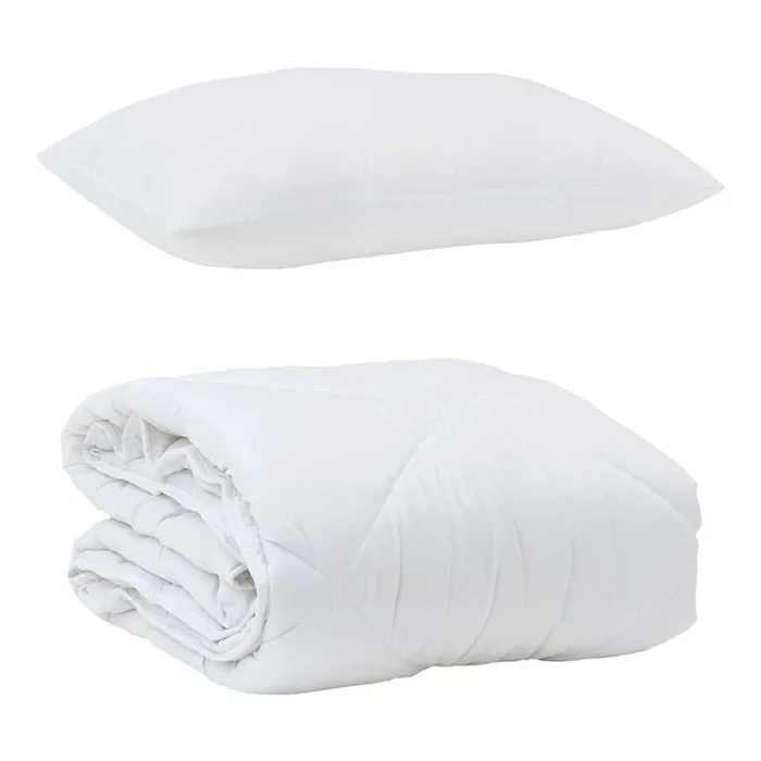 vidaXL Edredón de Verano con almohada 2 pcs Microfibra (57)
