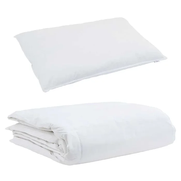 vidaXL Edredón de Verano con almohada 2 pcs Pluma de pato (28)