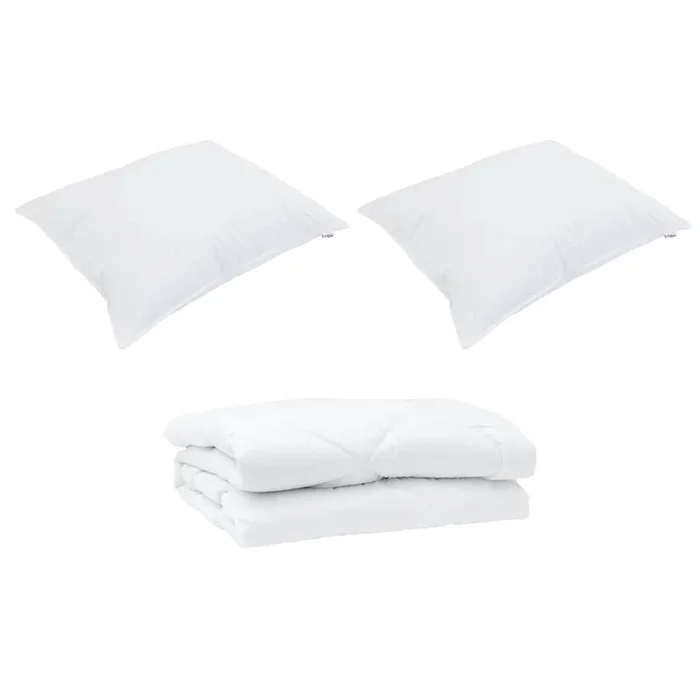 vidaXL Edredón de Verano con almohada 3 pcs Microfibra (63)