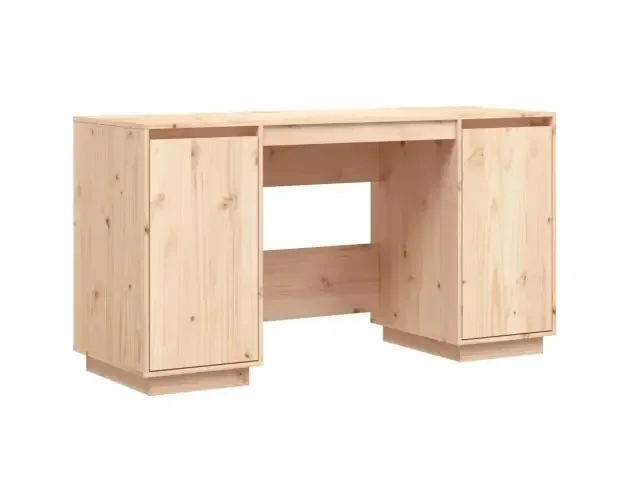 vidaXL escritorio de madera maciza de pino 140x50x75 cm | Brico Depôt Top Qualità