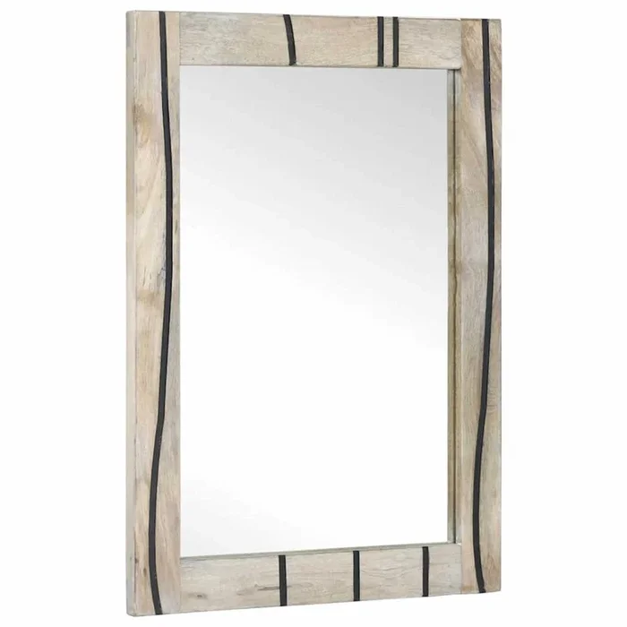 vidaXL Espejo de baño con espejo Marrón 50 x 2.5 x 70 cm (2)