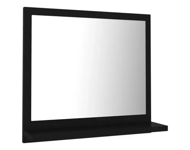 vidaXL espejo de baño madera contrachapada negro 40×10,5×37 cm | Brico Depôt Autentico