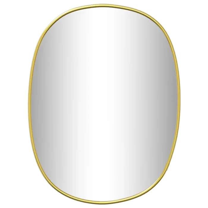 vidaXL Espejo de pared dorado 30×25 cm