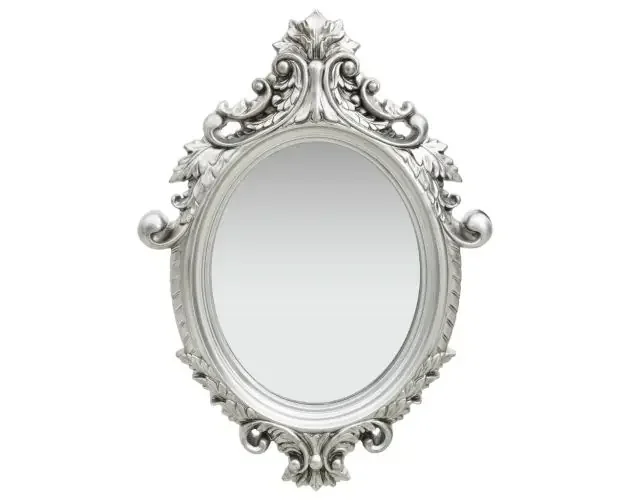 vidaXL espejo de pared estilo castillo plateado 56×76 cm | Brico Depôt All’Ingrosso