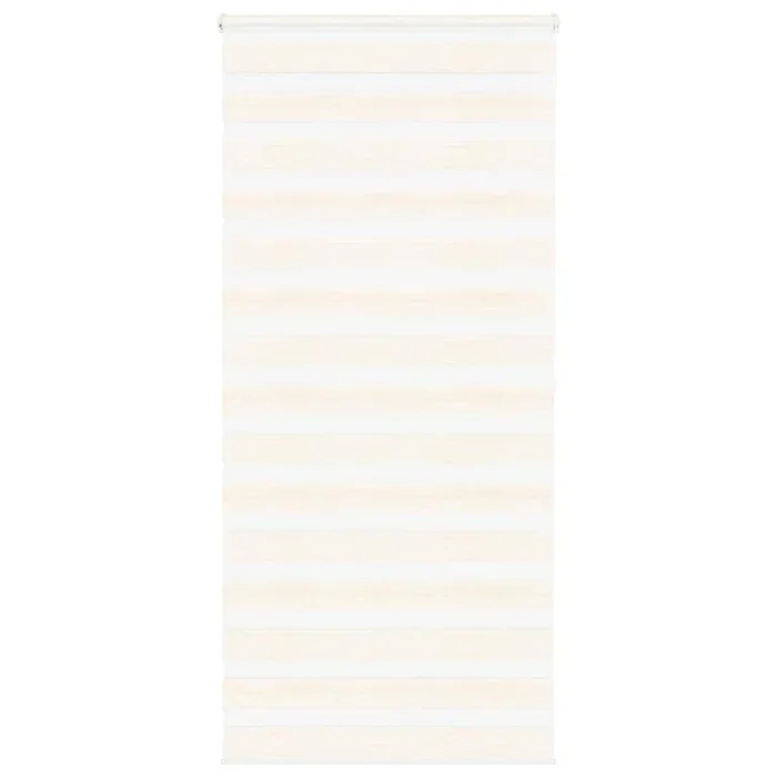 vidaXL Estor cebra beige mármol tejido ancho 100,9 cm poliéster (2)
