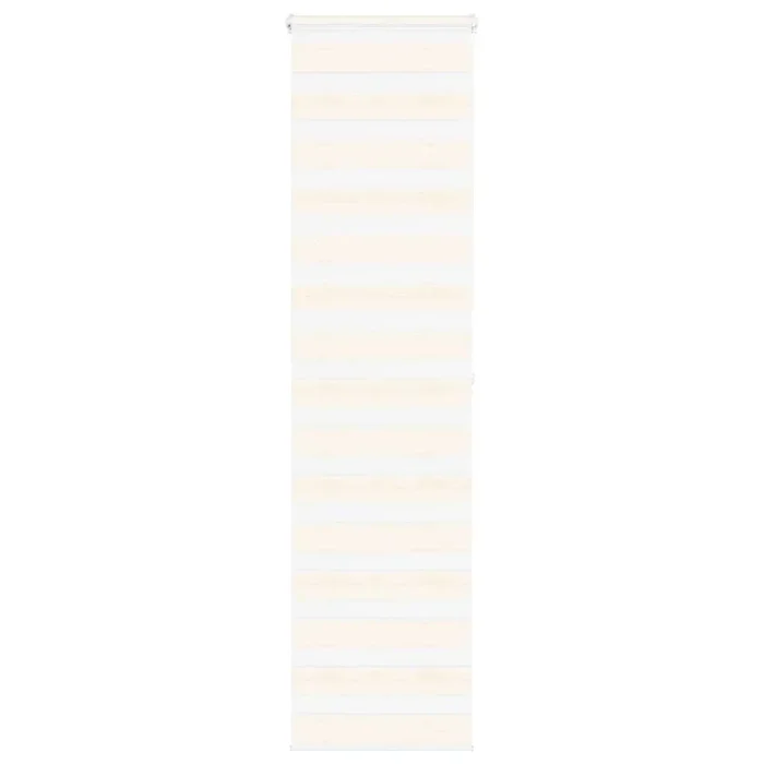 vidaXL Estor cebra beige mármol tejido ancho 55,9 cm poliéster (2)