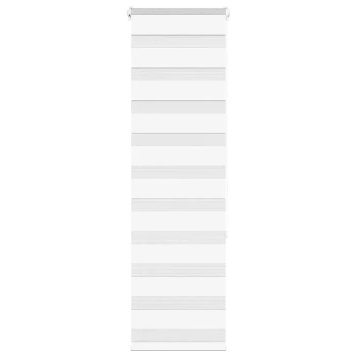 vidaXL Estor cebra blanco 40×150 cm tejido ancho 35,9 cm poliéster