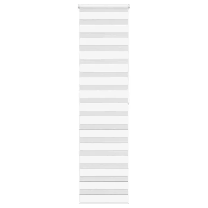 vidaXL Estor cebra blanco 60×200 cm tejido ancho 55,9 cm poliéster