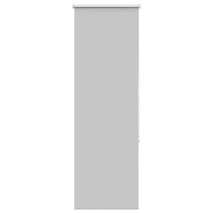 vidaXL Estor Enrollable Opaco gris claro 45×130 cm Tela Ancho 40,7 cm