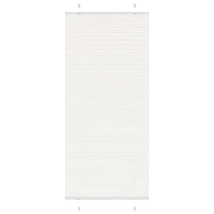 vidaXL Estor Plisado blanco 100×200 cm Tela Ancho 99,4 cm Poliéster