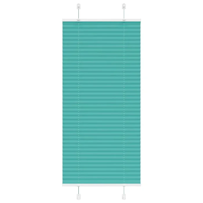vidaXL Estor Plisado verde petróleo 60×100 cm Tela Ancho 59,4 cm