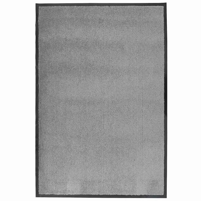 vidaXL Felpudo gris 60×90 cm