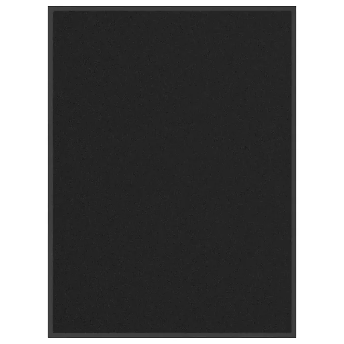 vidaXL Felpudo negro 90×120 cm