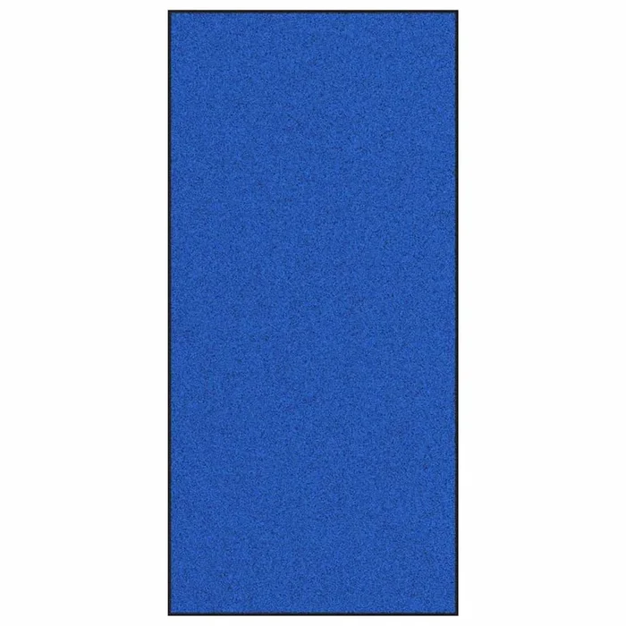 vidaXL Felpudo Otro Azul y Negro 120 x 250 cm Poliamida y PVC