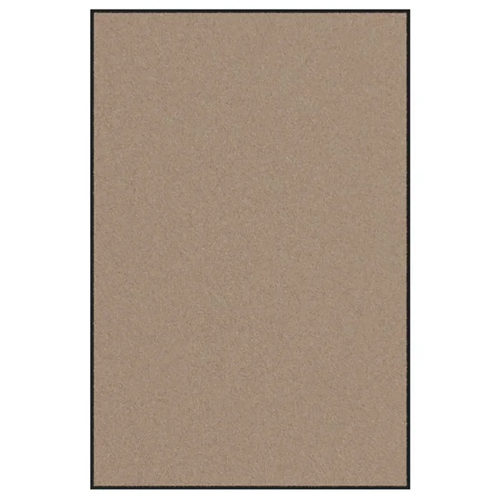 vidaXL Felpudo Otro Beige y Negro 120 x 180 cm Polipropileno y vinilo