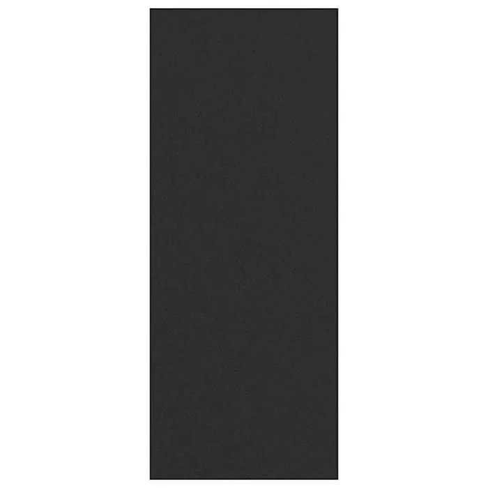 vidaXL Felpudo Otro Negro 120 x 300 cm Polipropileno y vinilo